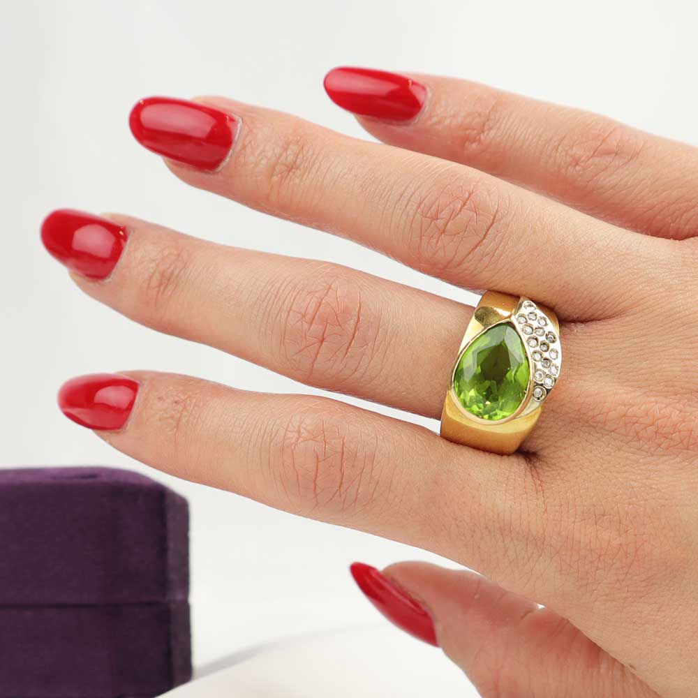 Anello goccia cod. 7351 - Oro Tesori