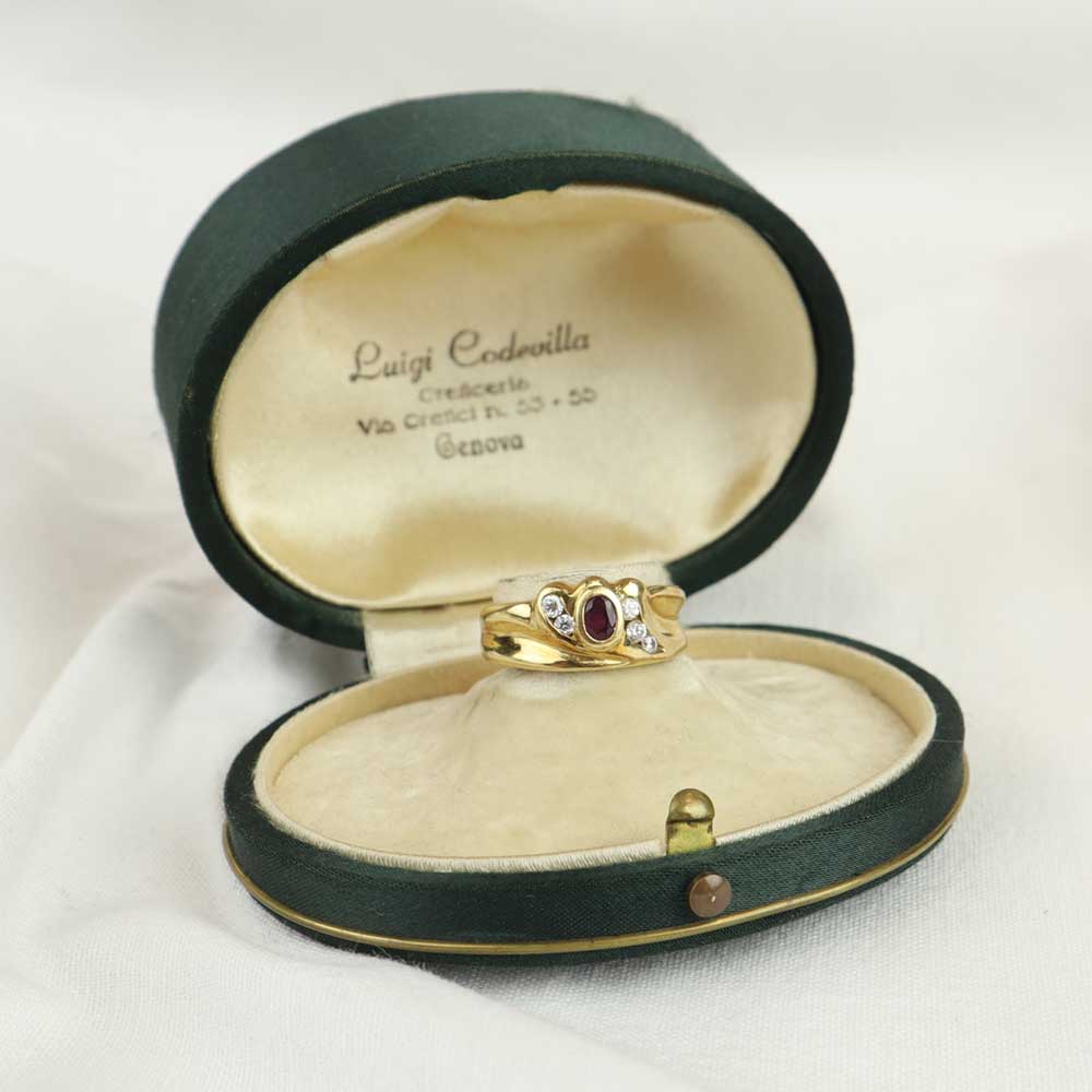 Anello rubino cod. 7766 - Oro Tesori