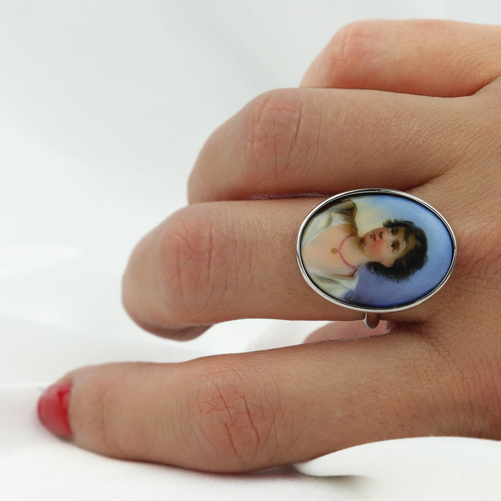 Anello smalto cod. 003