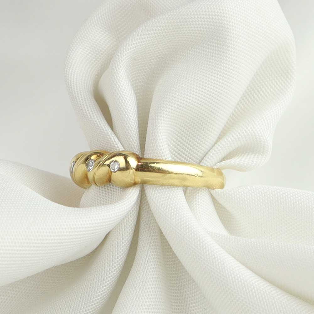 Anello vintage diamanti cod. 7718 - Oro Tesori