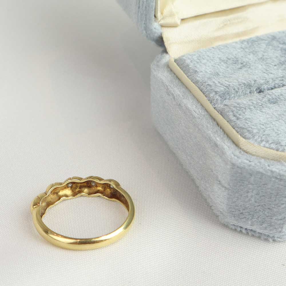 Anello vintage diamanti cod. 7718 - Oro Tesori