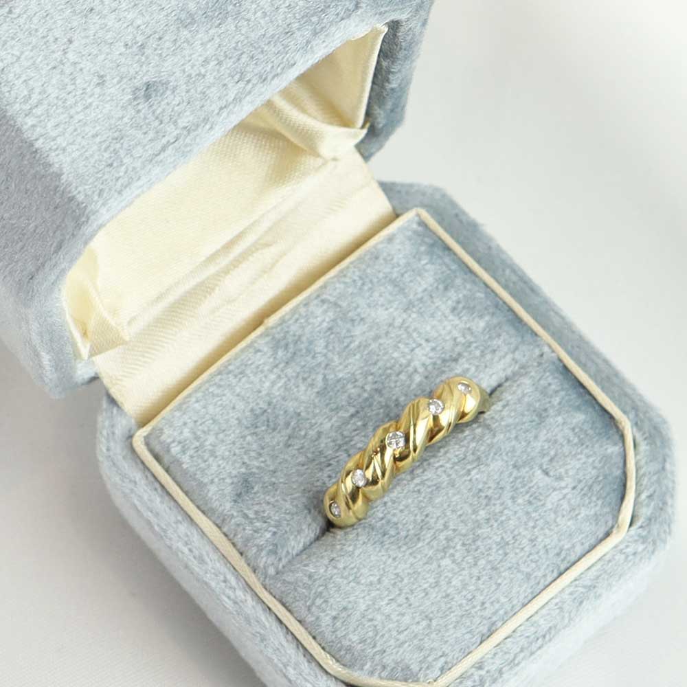 Anello vintage diamanti cod. 7718 - Oro Tesori
