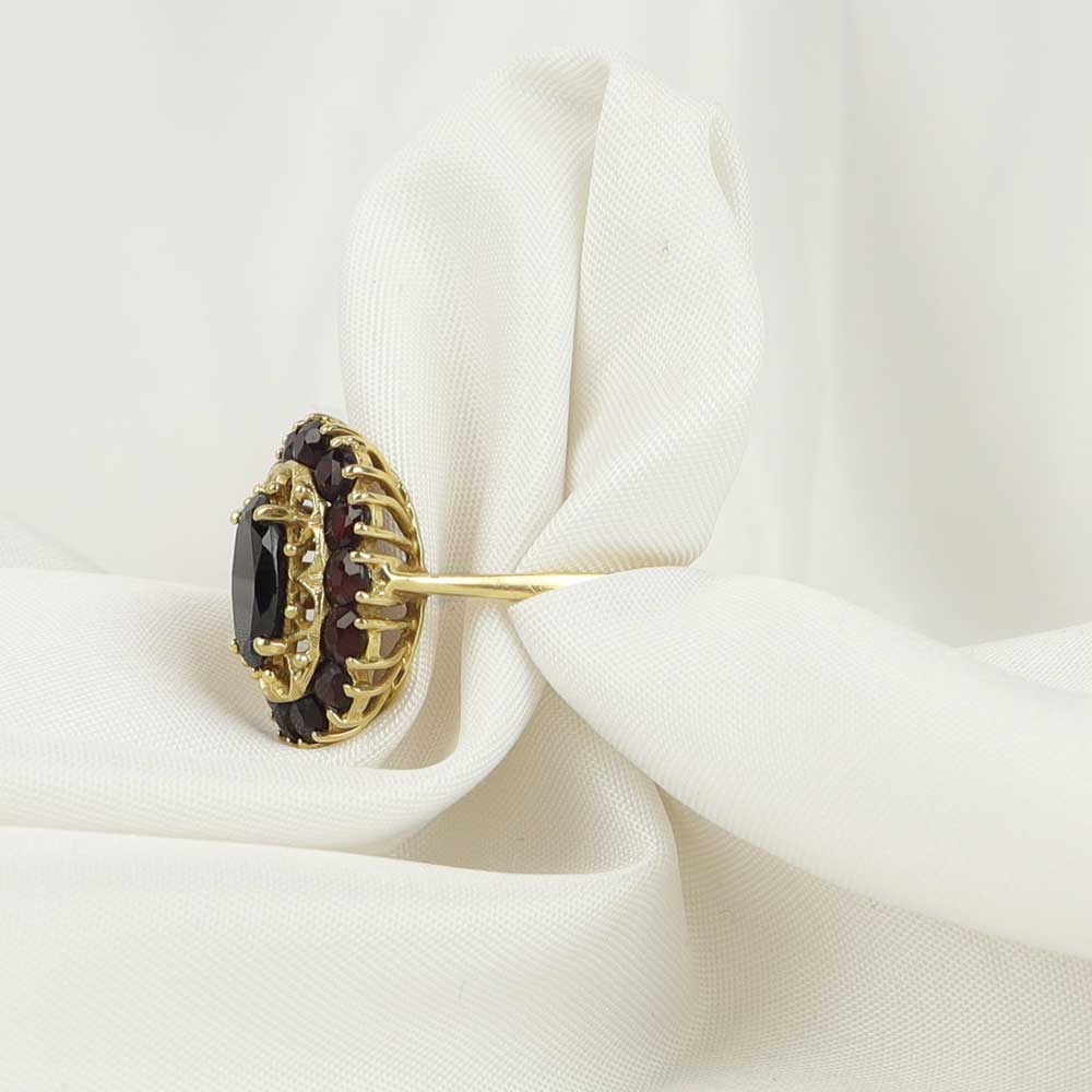 Anello vintage granati cod. 7508 - Oro Tesori