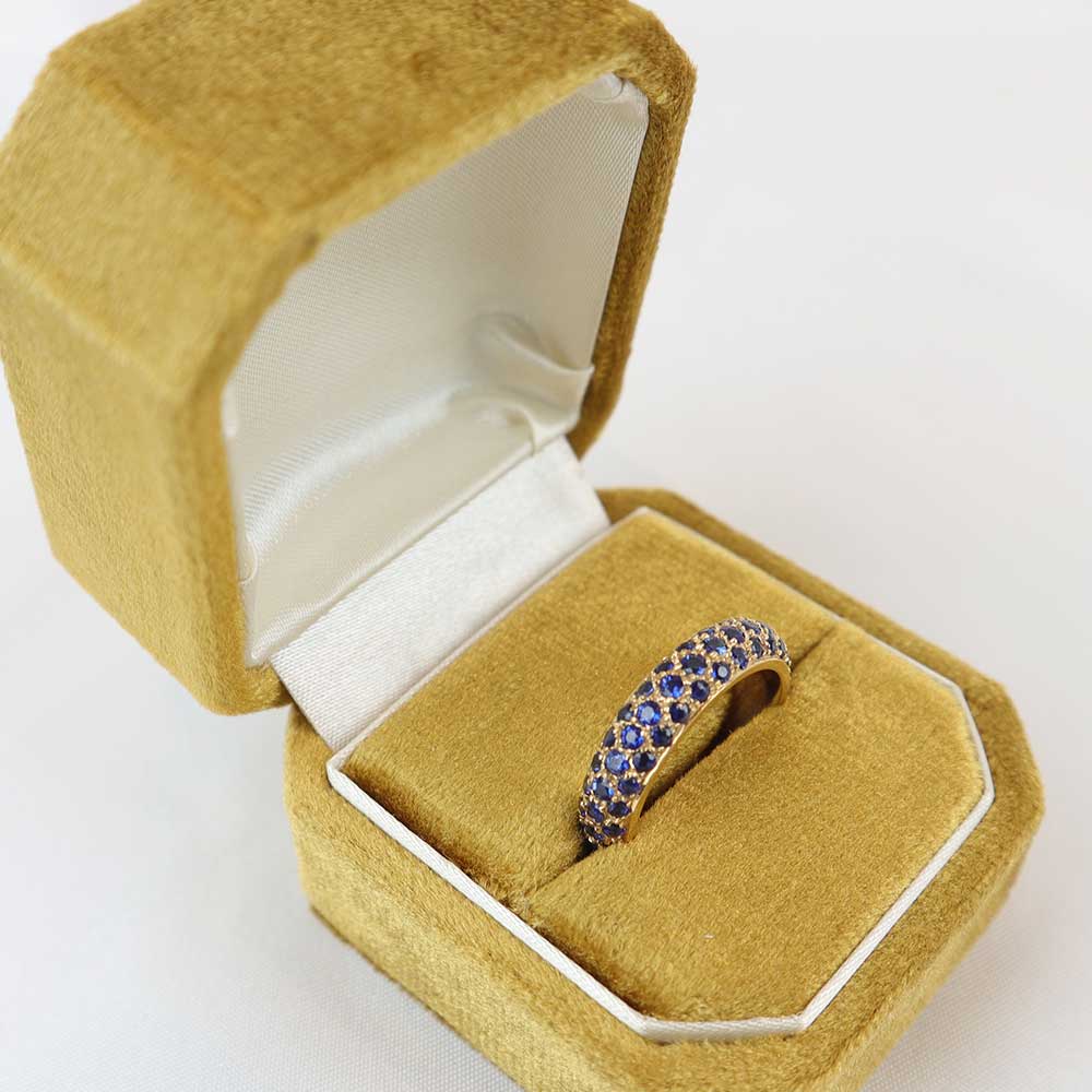 Anello zaffiri cod. 7807 - Oro Tesori