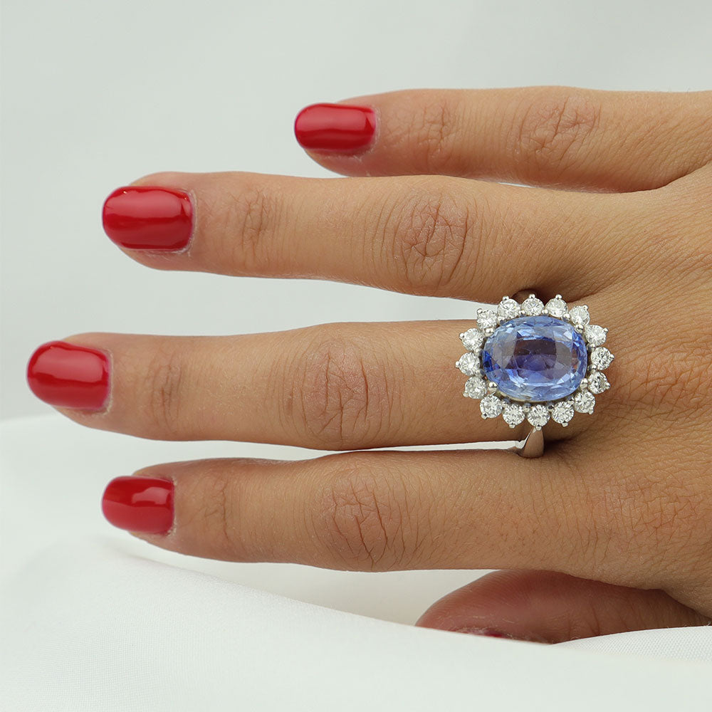 Zaffiro Ceylon 7,35ct cod 7020