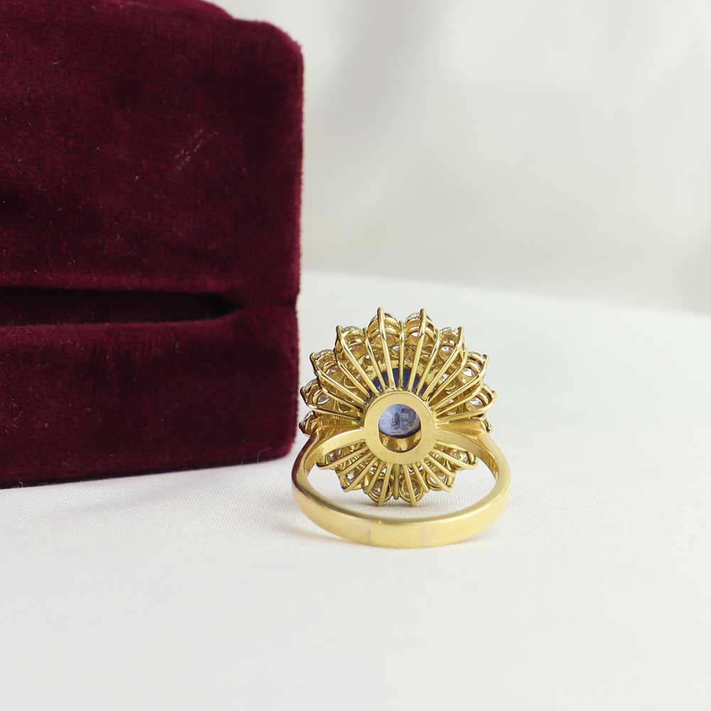 Anello Zaffiro cod. 7492 - Oro Tesori