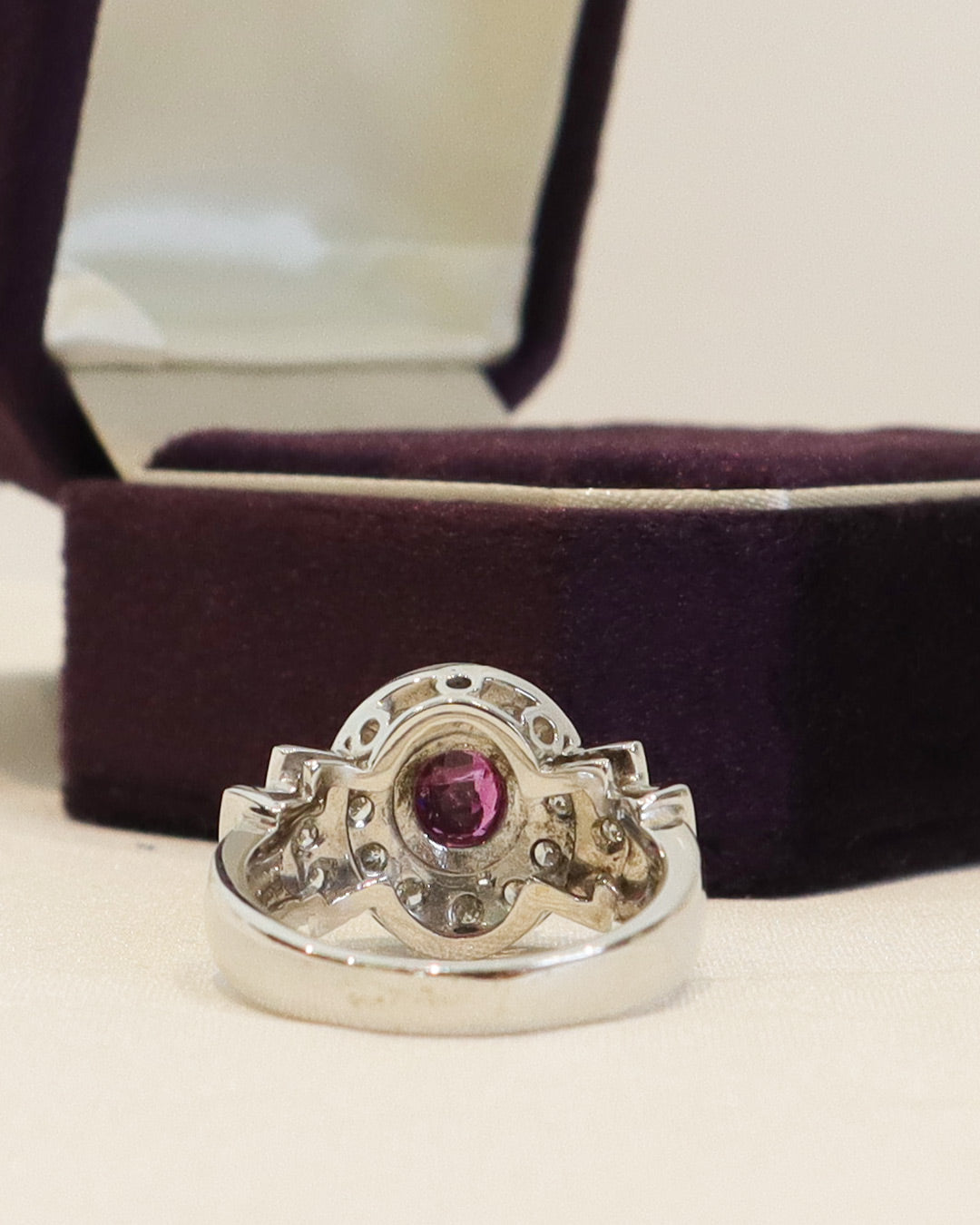 Anello vintage rubino cod. 8221