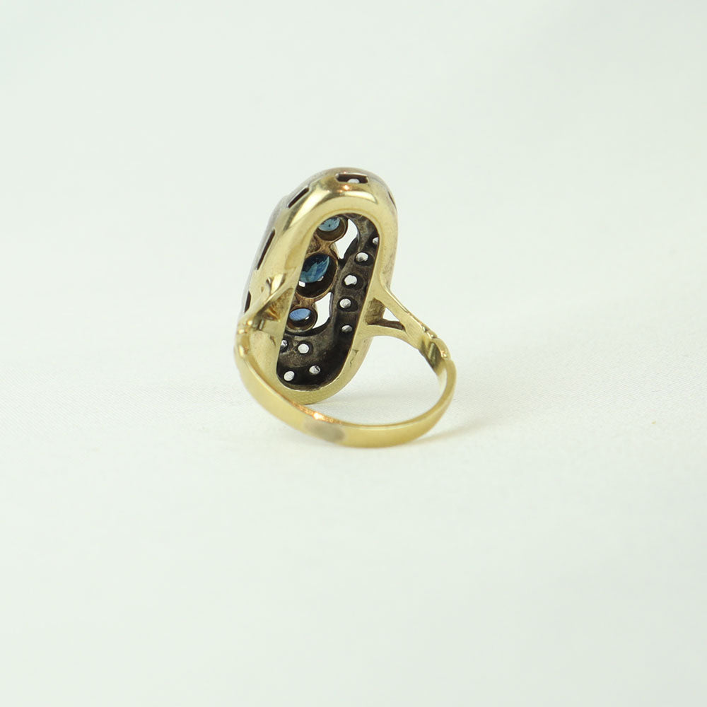 Anello Zaffiri cod. 5782