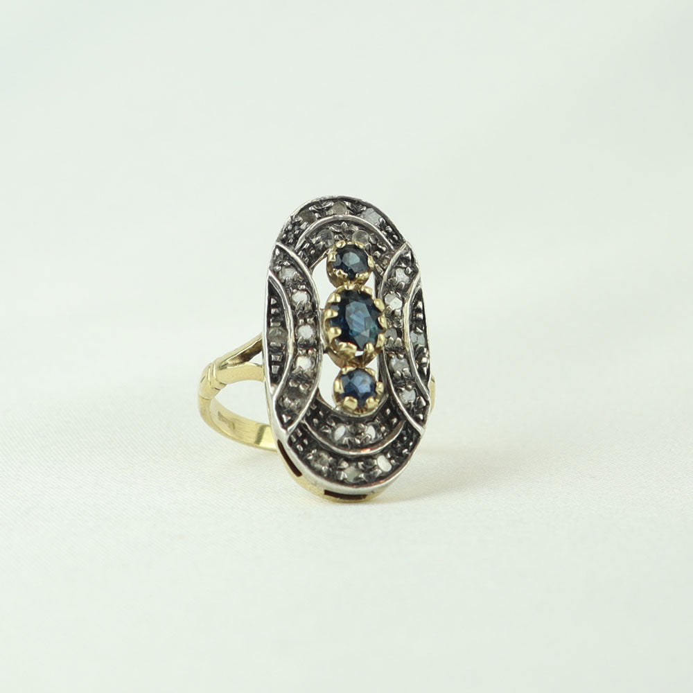 Anello Zaffiri cod. 5782