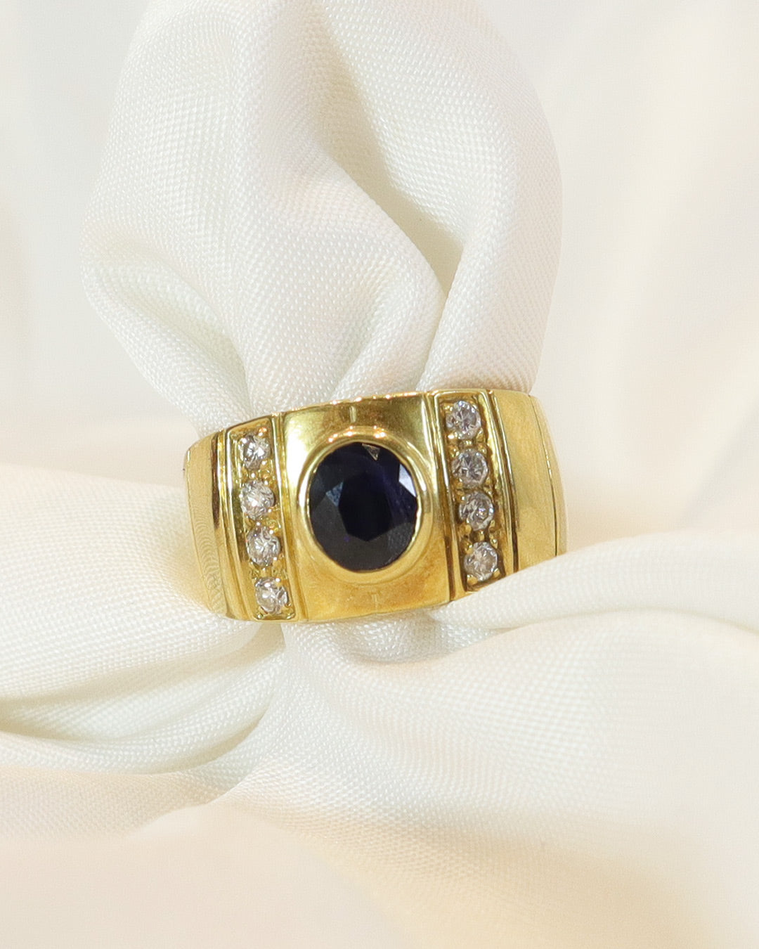 Anello Vintage Zaffiro cod. 8224