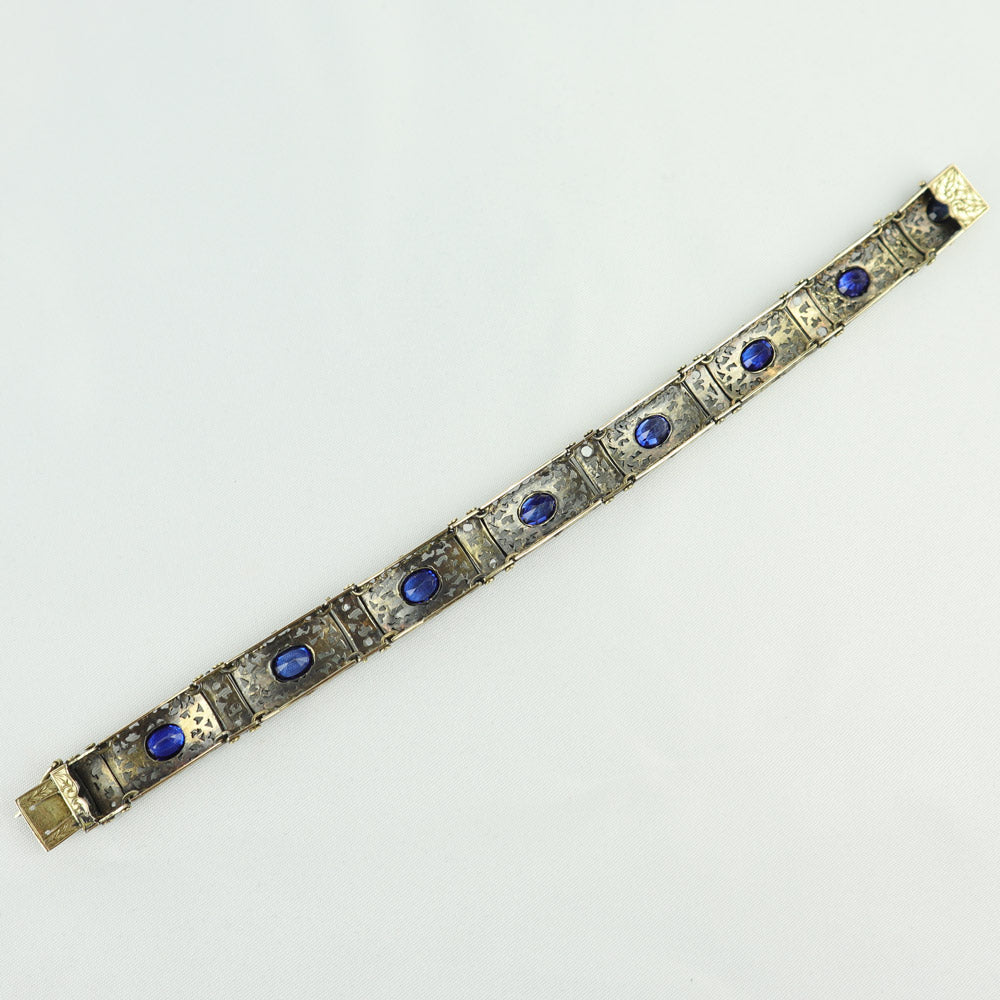 Bracciale antico con zaffiri cod. 6582