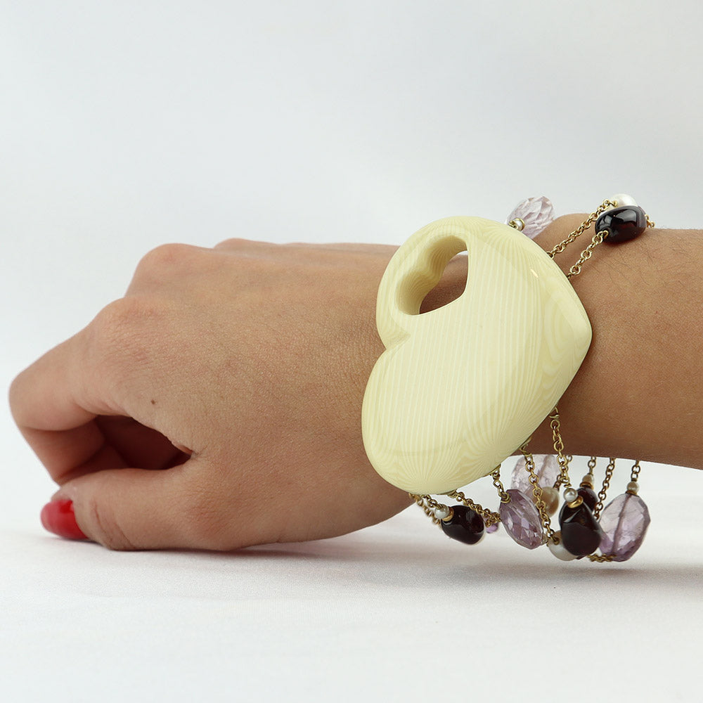 Bracciale cuore cod. 6156