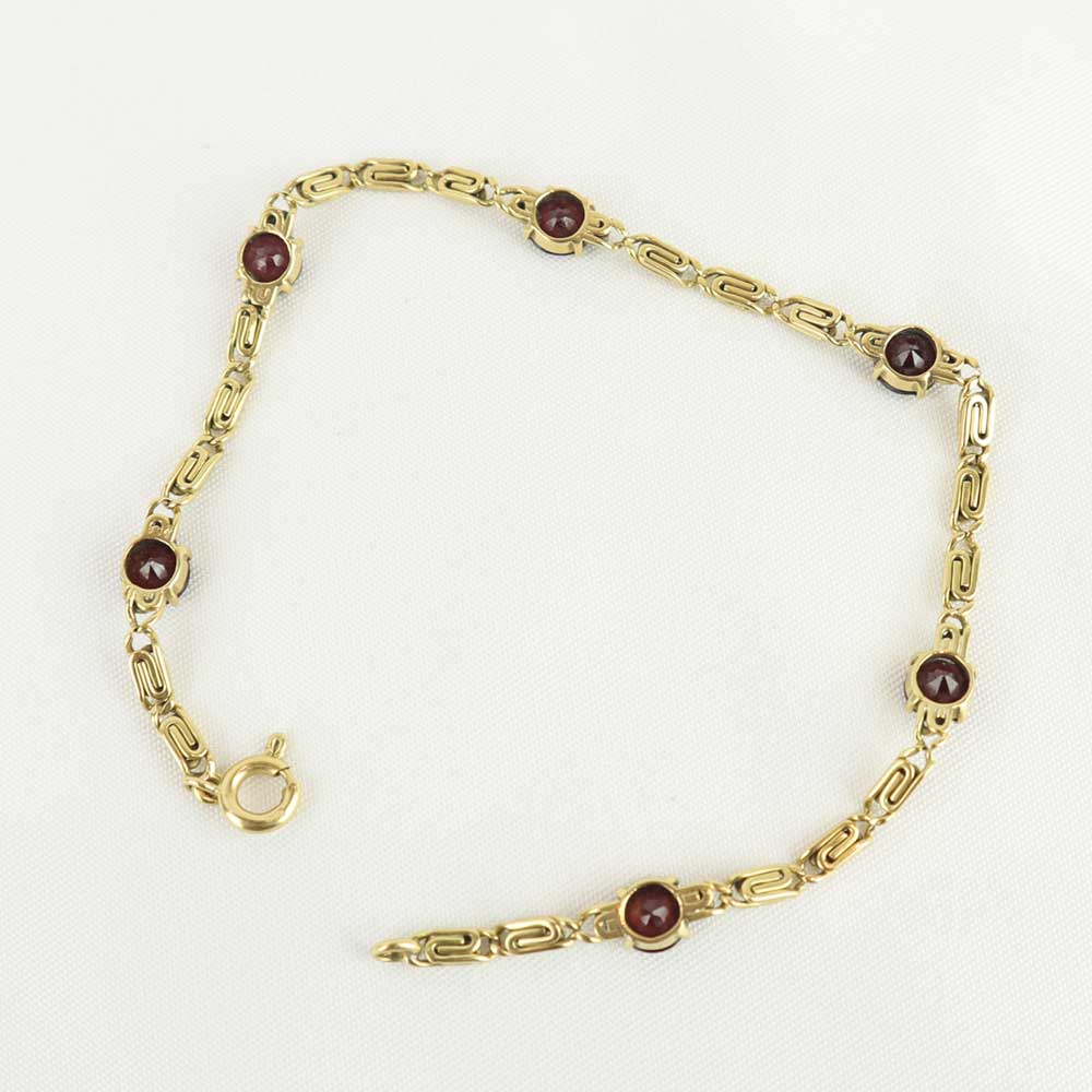 Bracciale granati cod. 7376 - Oro Tesori
