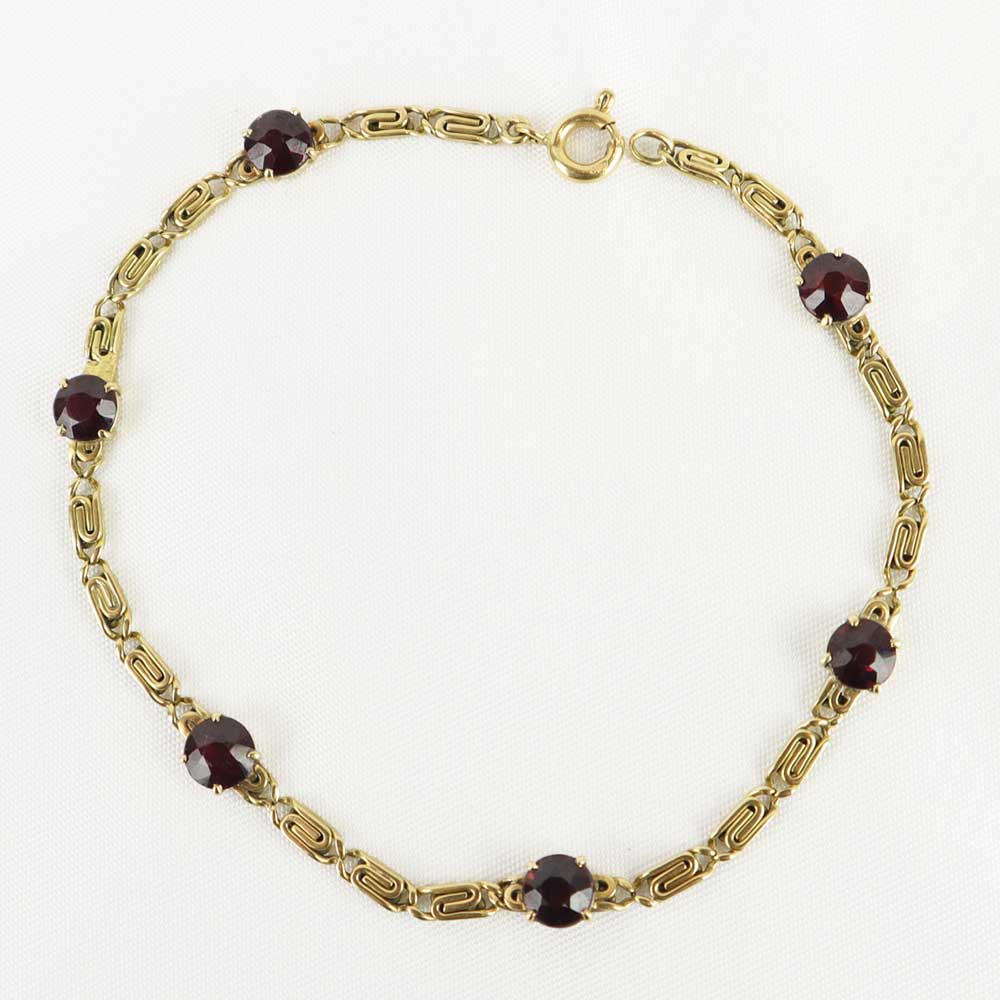 Bracciale granati cod. 7376 - Oro Tesori