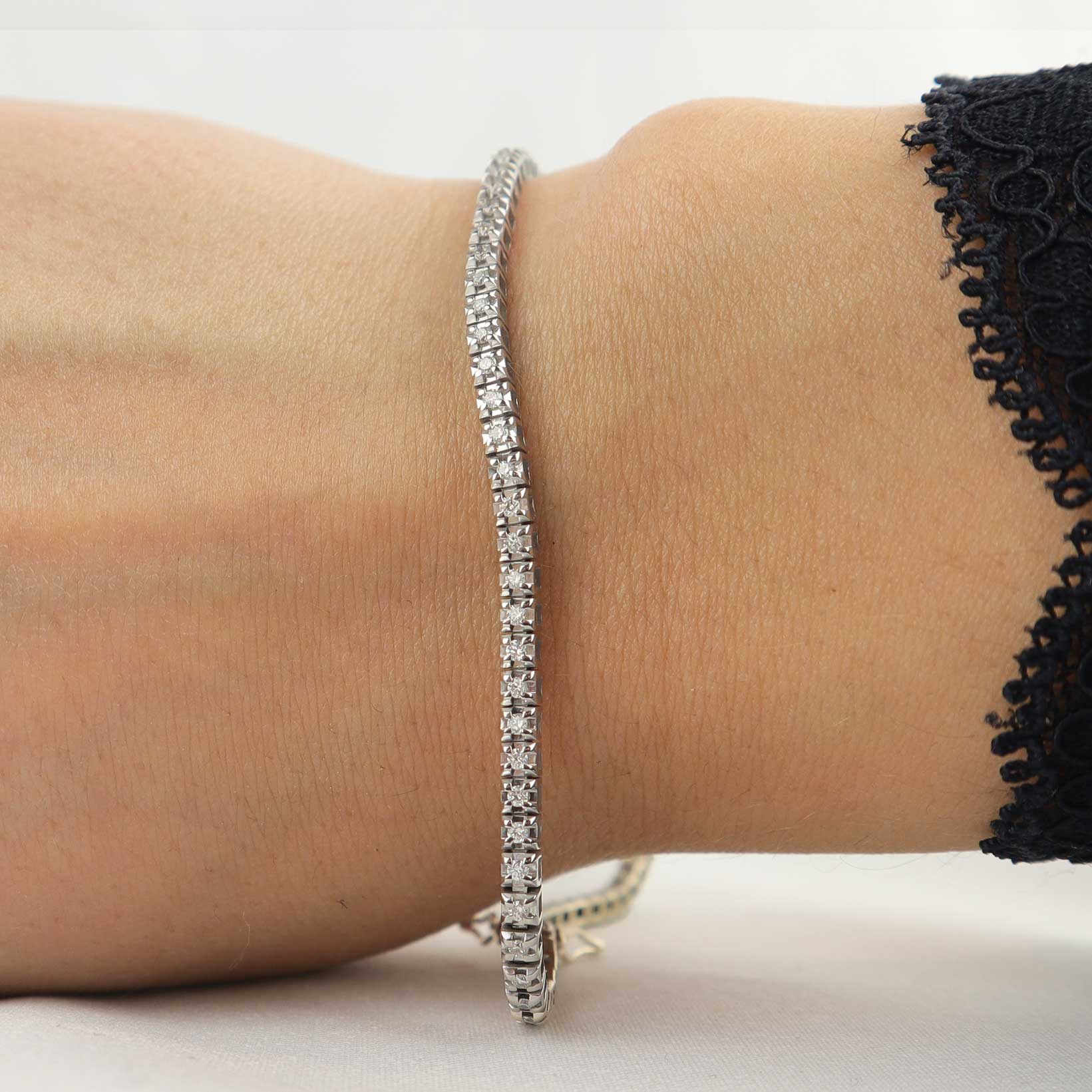 Bracciale tennis Damiani - Oro Tesori