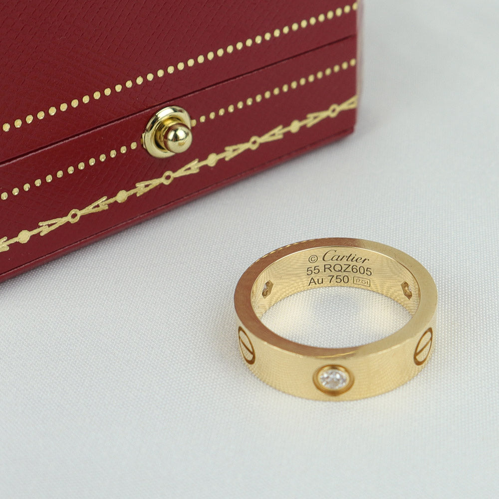 Rose Gold Cartier 750 Ring 52833a 110 Top Cartier 750 Ring 52833a