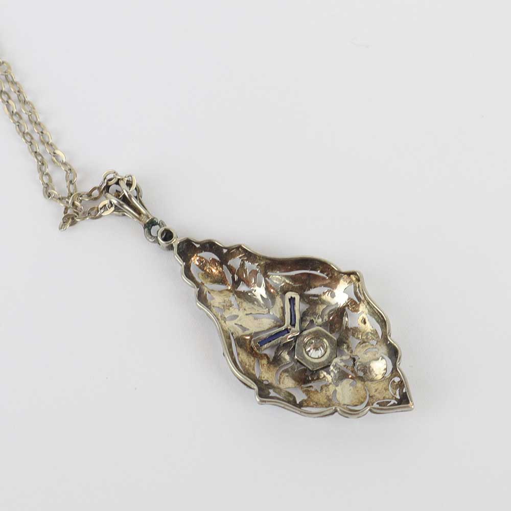 Catena con ciondolo art decò cod. 7478 - Oro Tesori