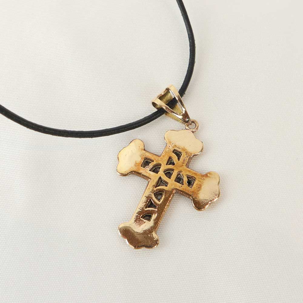Ciondolo croce vintage cod. 7645 - Oro Tesori