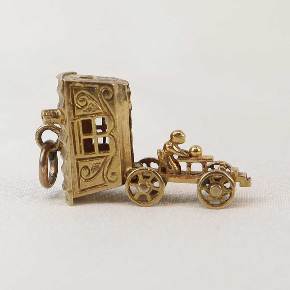 Ciondolo vintage apribile con chiromante cod. 004 - Oro Tesori