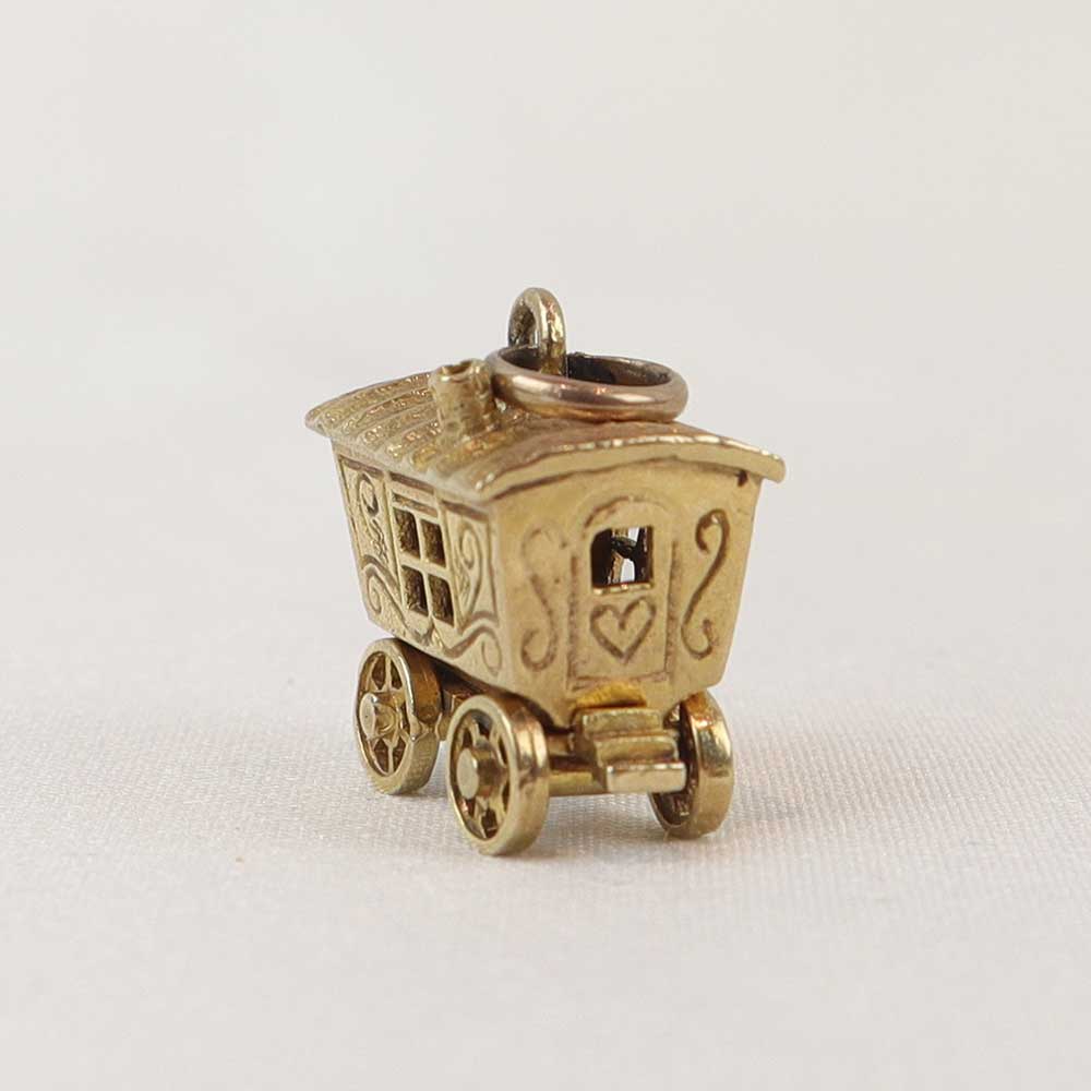 Ciondolo vintage apribile con chiromante cod. 004 - Oro Tesori