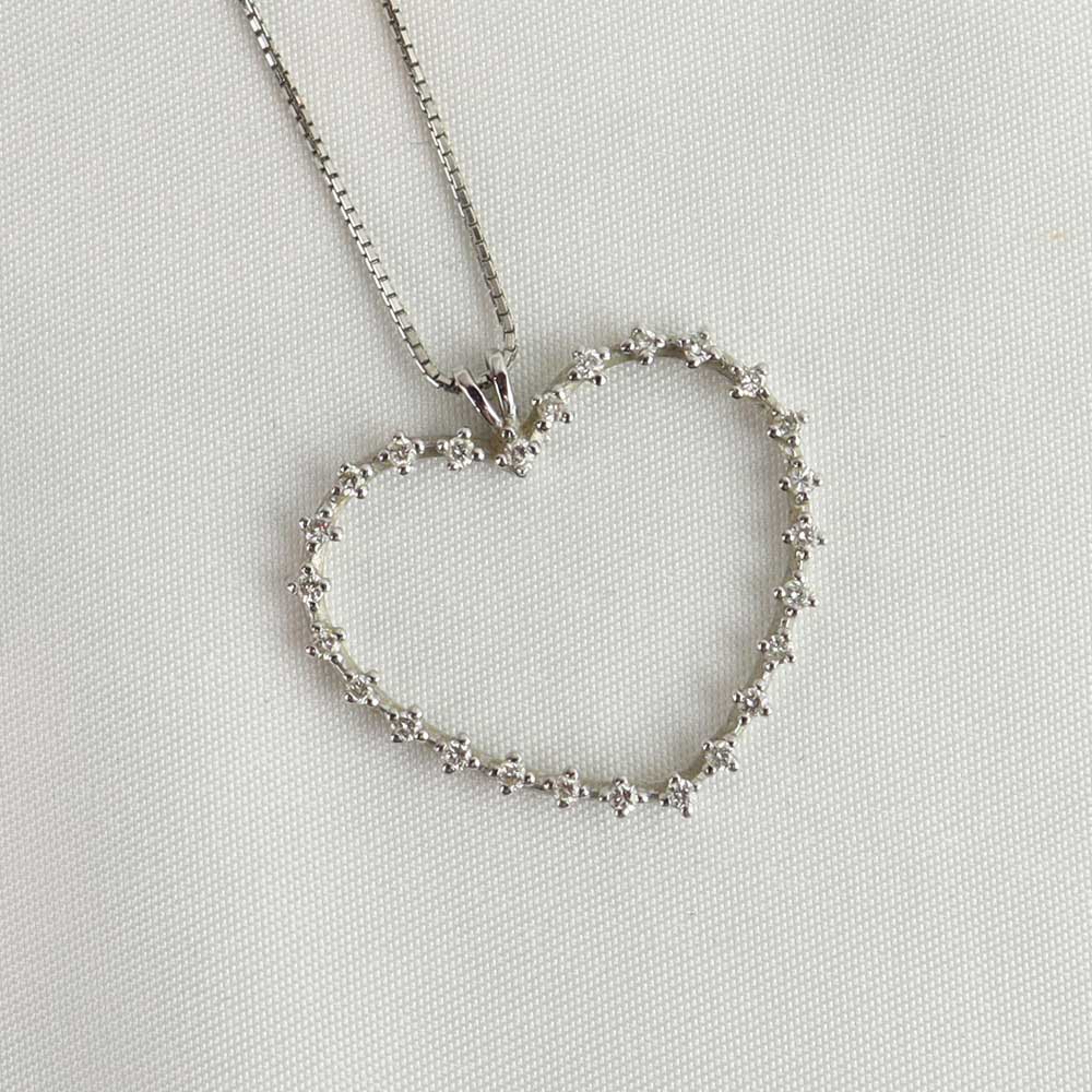 Collana con ciondolo cuore cod. 7693 - Oro Tesori