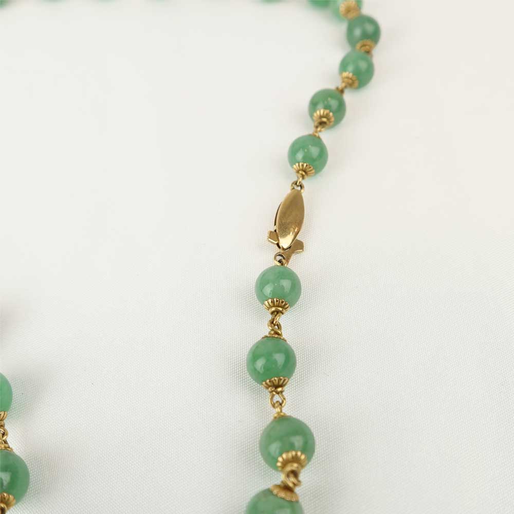 Collana giadeite cod. 7605 - Oro Tesori