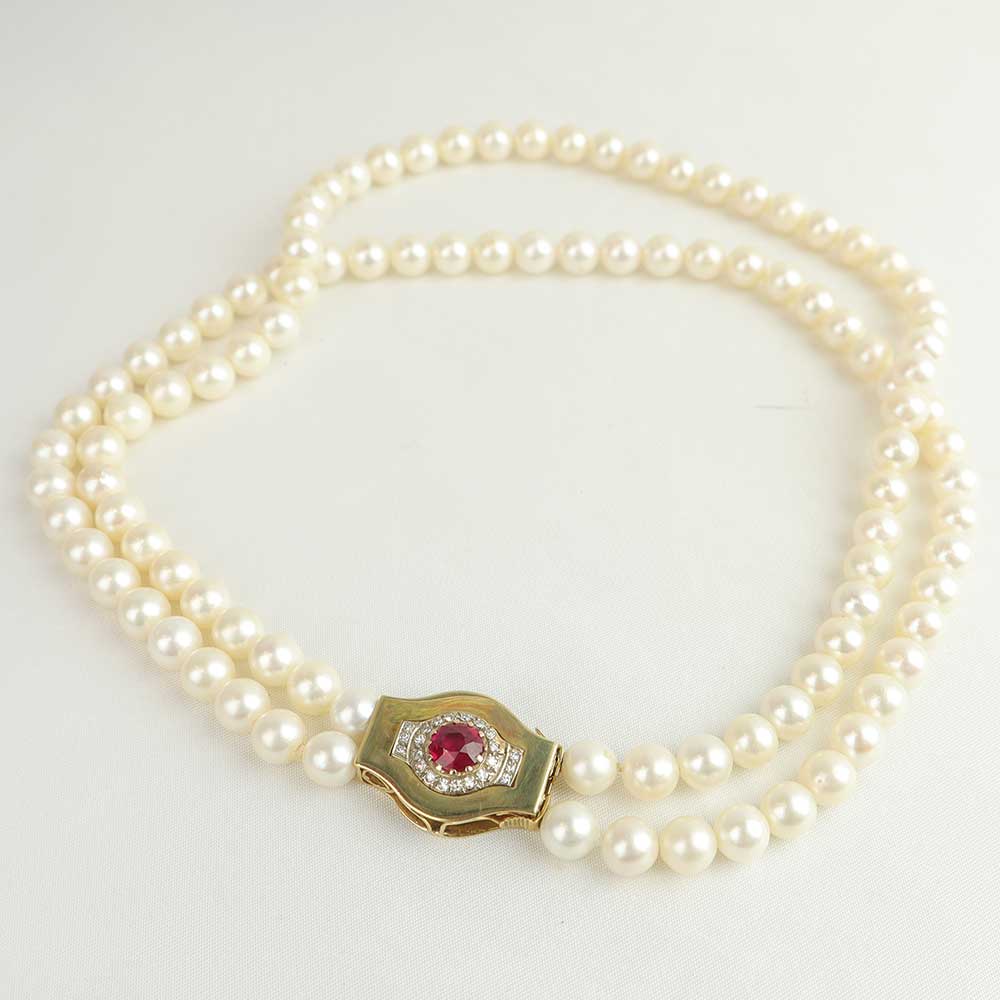 Collana perle mare cod. 7617 - Oro Tesori
