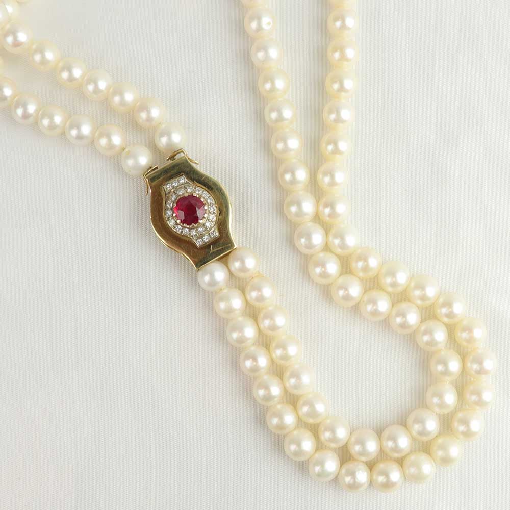 Collana perle mare cod. 7617 - Oro Tesori