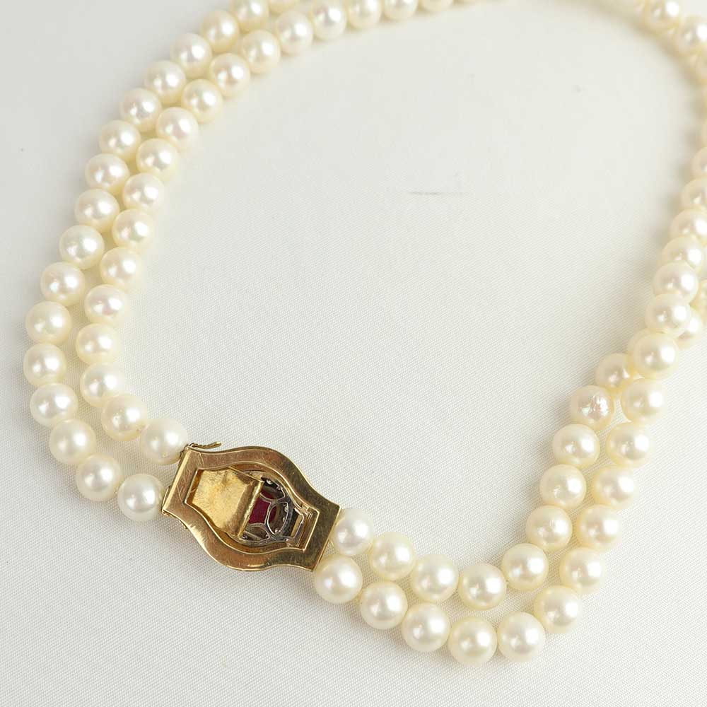 Collana perle mare cod. 7617 - Oro Tesori