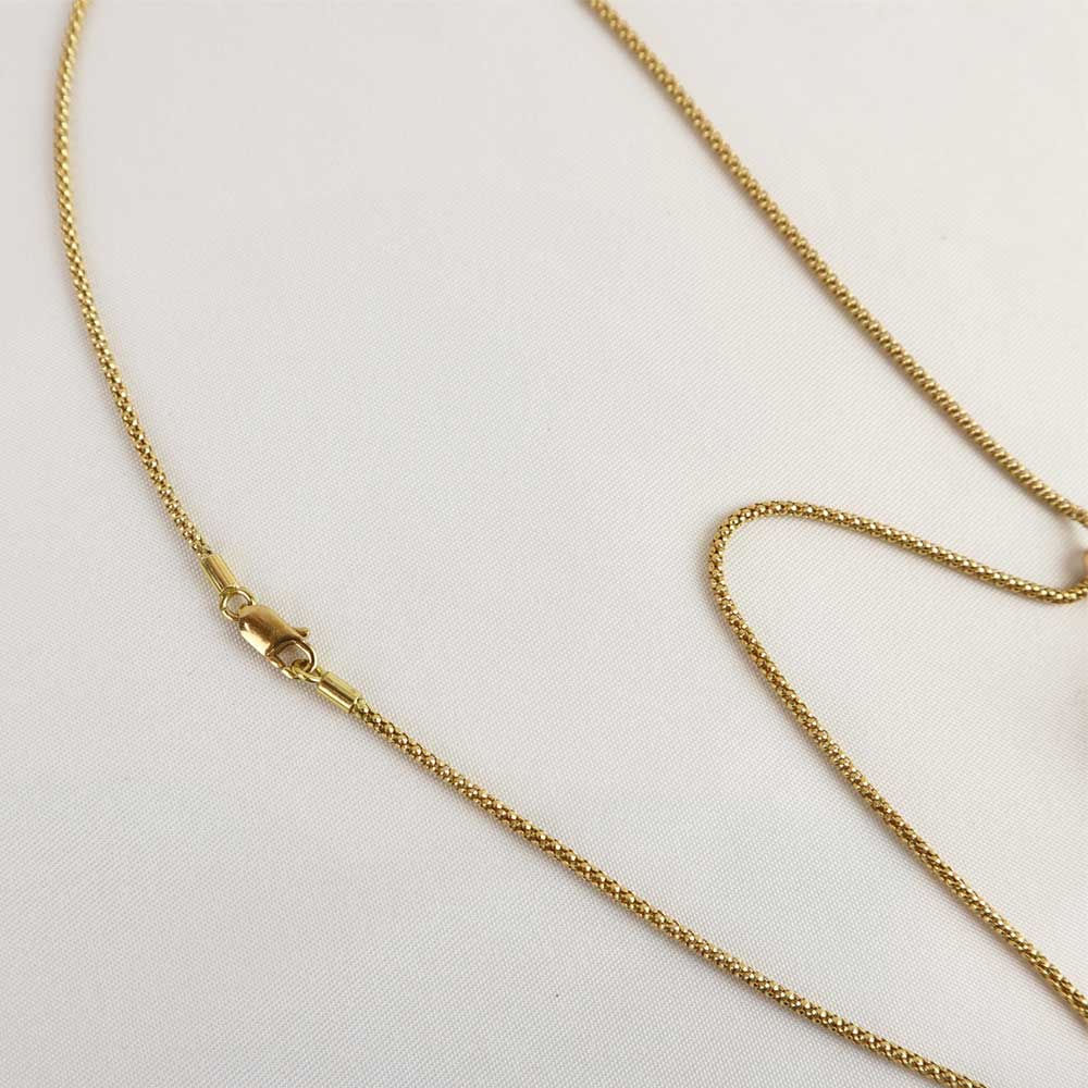 Collana vintage ciondolo in corallo - Oro Tesori