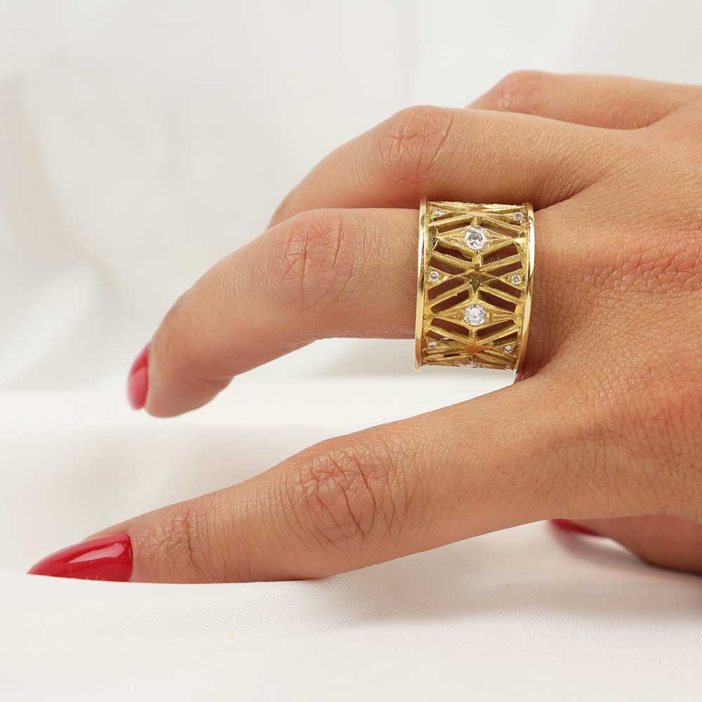 Fascia vintage cod. 7630 - Oro Tesori