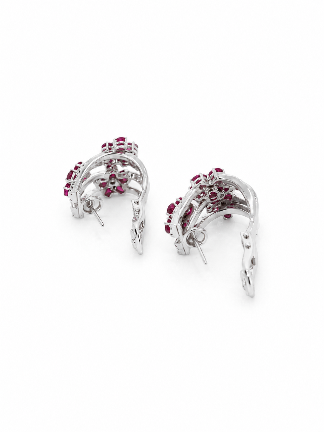 Orecchini Rubini e Diamanti cod. 002 OR