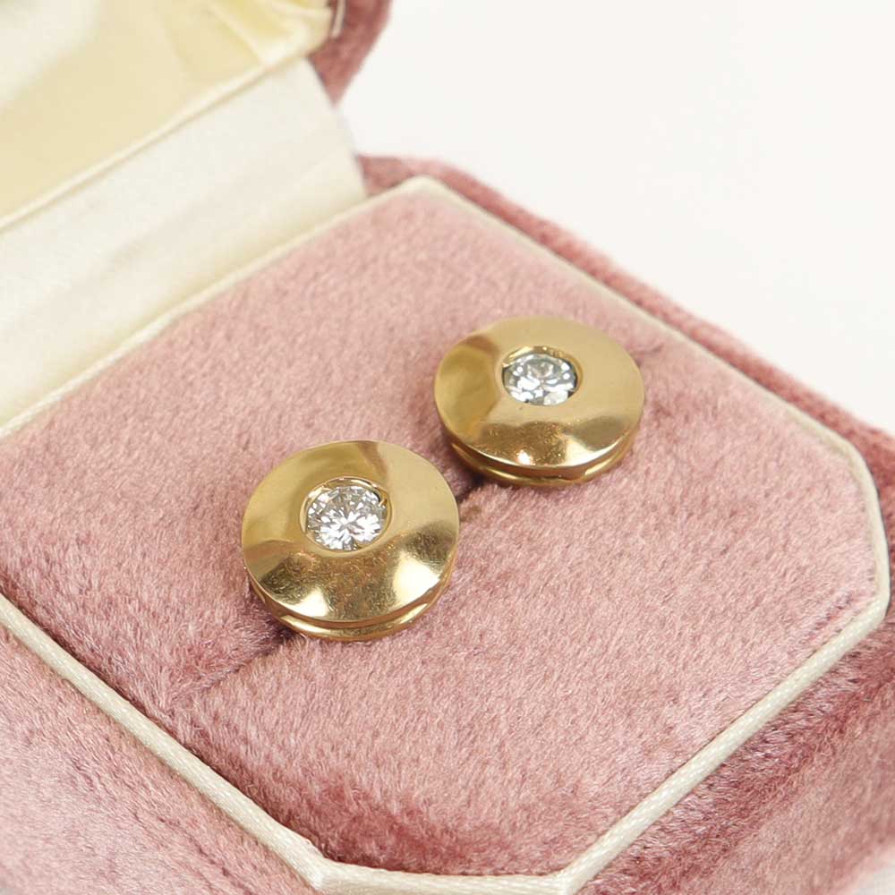 Orecchini oro e diamanti cod. 7639 - Oro Tesori