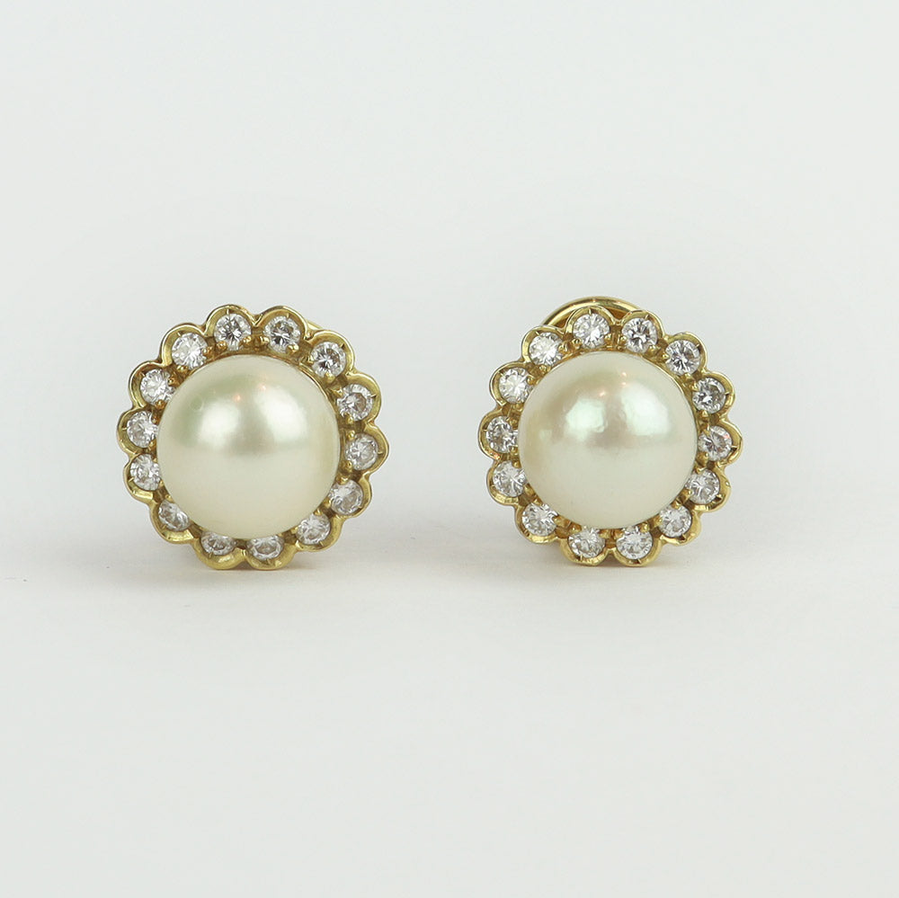 Pearl earrings