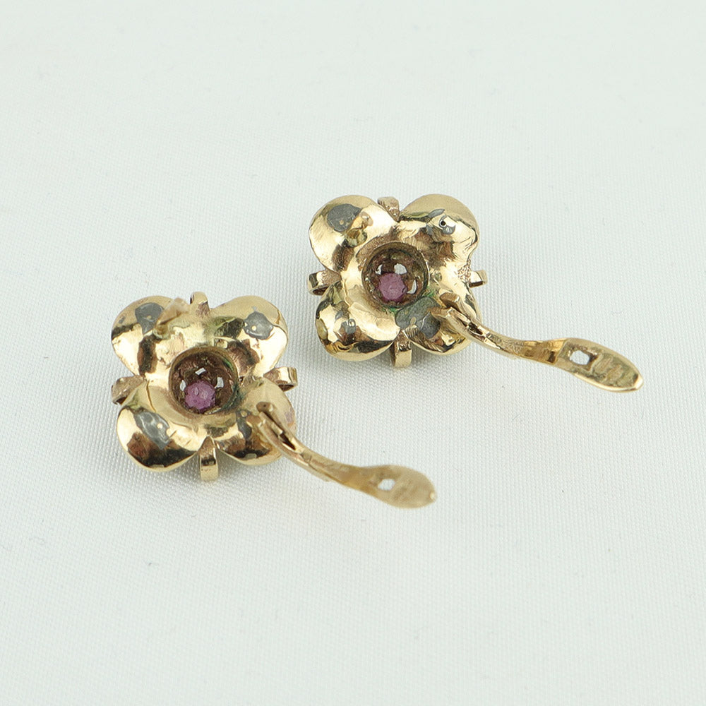 Orecchini perle e rubini cod. 6521