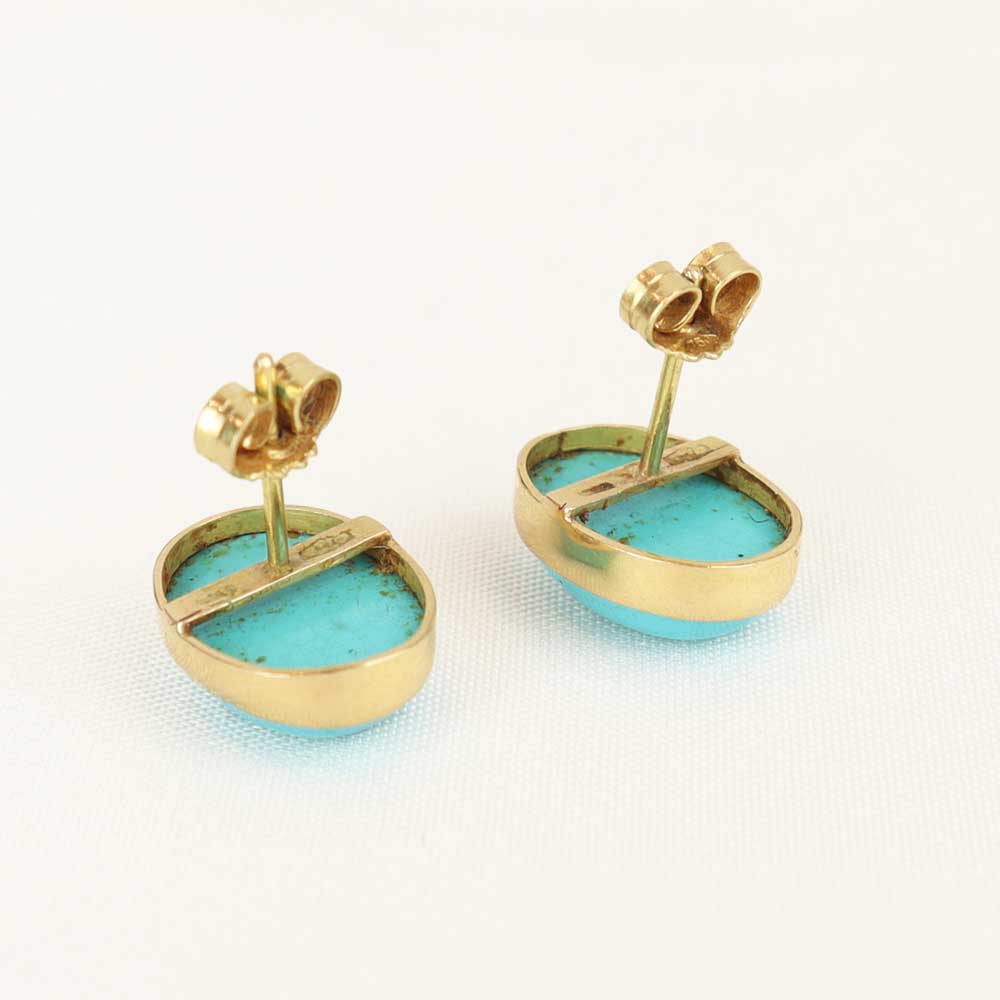 Orecchini turchese cod. 7625 - Oro Tesori