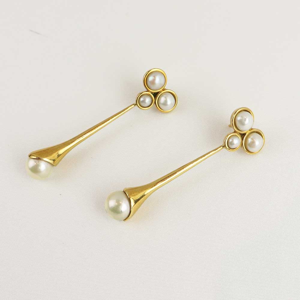 Orecchini vintage perle cod. 7709 - Oro Tesori