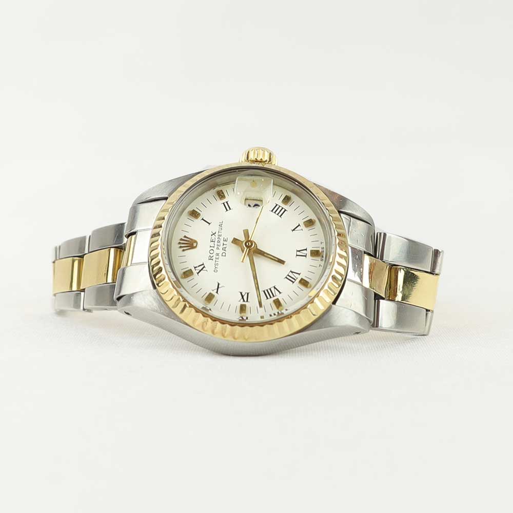 Rolex lady oyster perpetual date just cod. 6917 - Oro Tesori