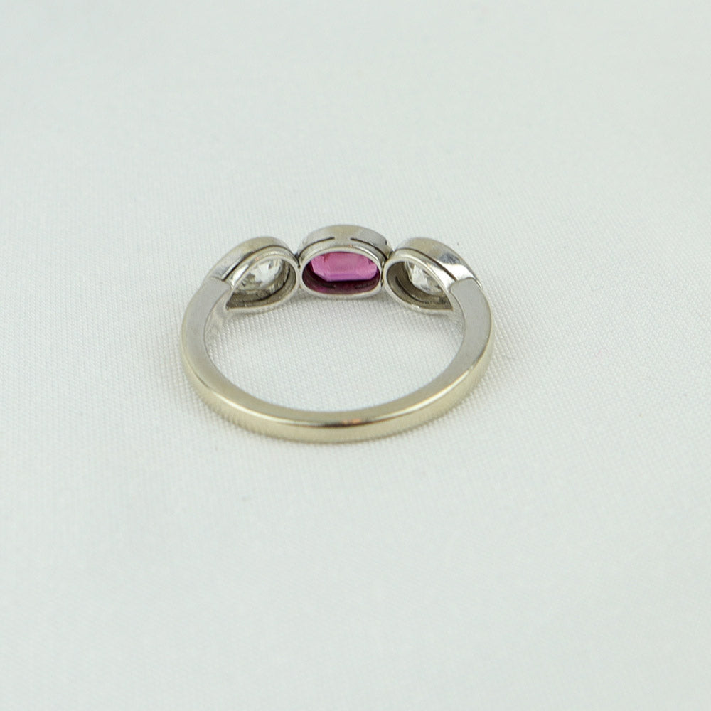 Anello Rubino e diamanti cod. 6190