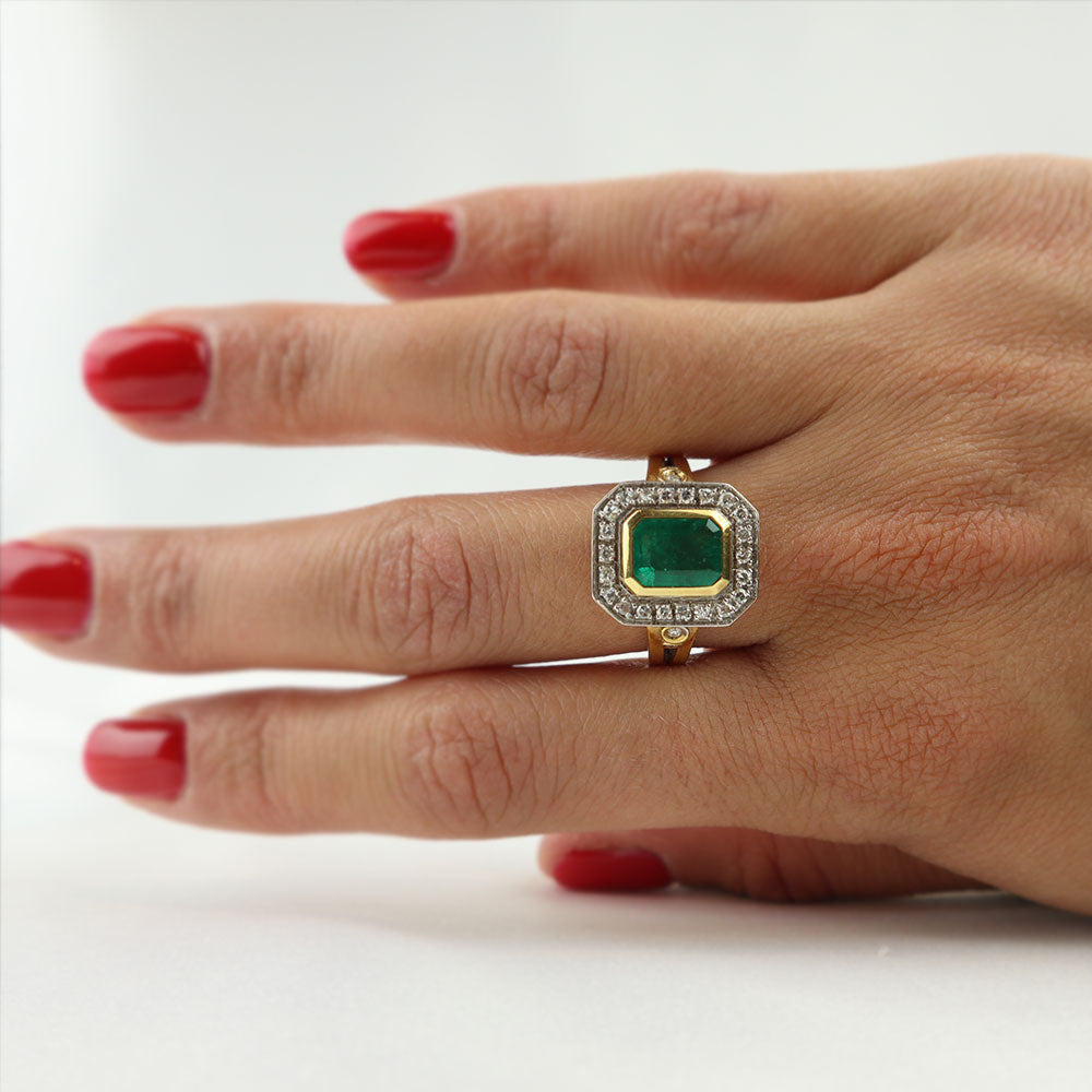 Anello Smeraldo cod. 4464