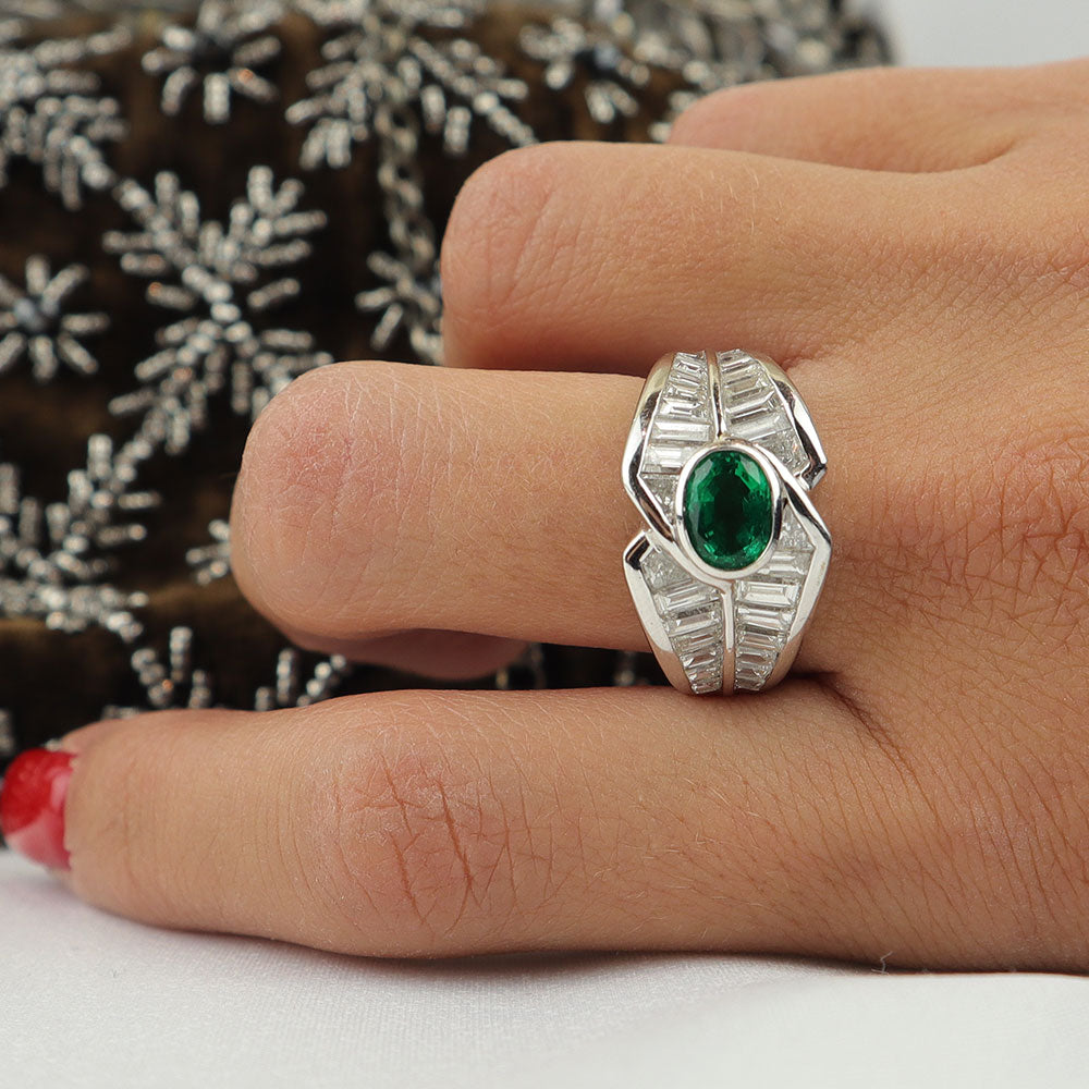 Anello Smeraldo Colombiano