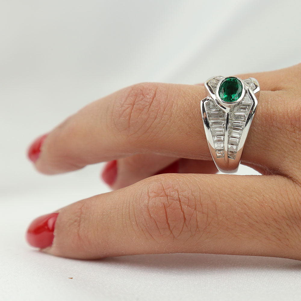Anello Smeraldo Colombiano
