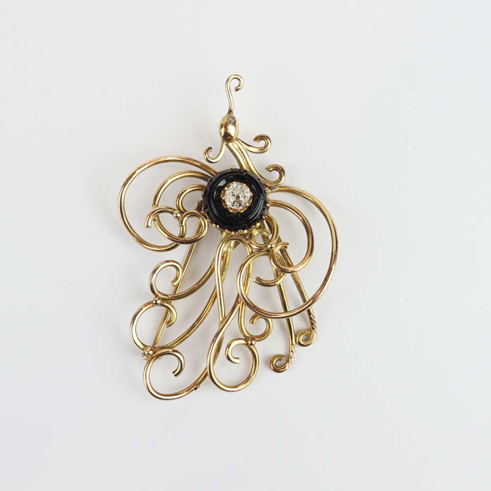 Spilla / ciondolo anni ''40 cod. 7758 - Oro Tesori