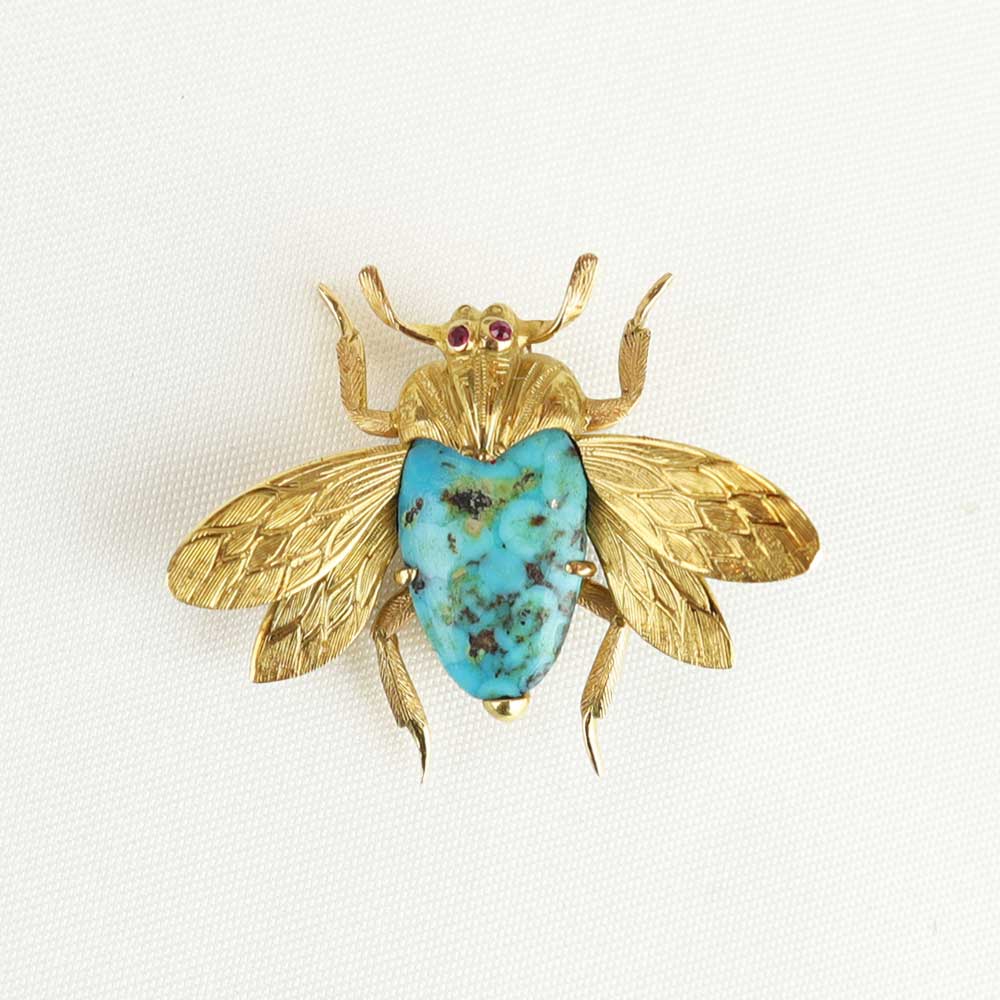 Spilla insetto cod. 7365 - Oro Tesori