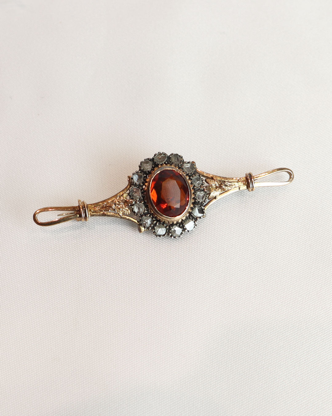 Spilla antica granato cod. 7916