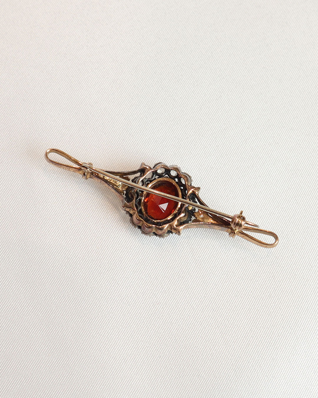 Spilla antica granato cod. 7916
