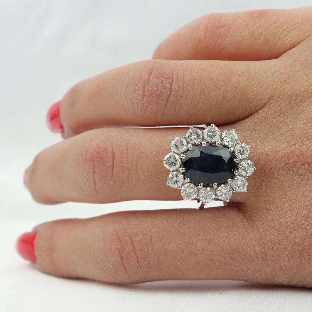 Anello Zaffiro cod. 6185
